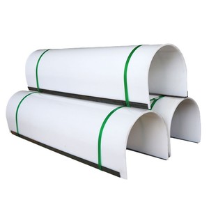 Doublures en nylon personnalisées en forme de U, 23 mm, pièces en plastique beige pour usage industriel - Product Image 5