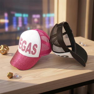 Gorra de Béisbol de 5 Paneles <span class=keywords><strong>con</strong></span> Borde Brillante Personalizado, Logotipo <span class=keywords><strong>con</strong></span> Impresión en Relieve, Gorra Deportiva de Dos Tonos para Chicas, Diseño de Lujo - Product Image 1