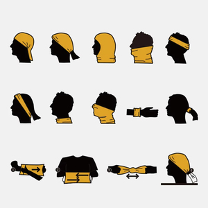 Wholesale Multi-purpose Turban Riding Scarf Cycling Bandana Men Women Neck Cover <b>Sunscreen</b> Ice Silk Outdoor Fishing Hiking - Product Image 3