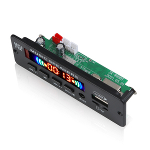 فك ترميز DC 12V 6W MP3 2*3W بلوتوث مشغل موسيقى وحدة USB FM راديو AUX حر اليدين - Product Image 2