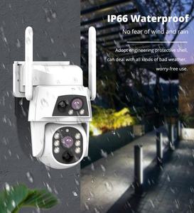 OEM Cctv cámara de seguridad con energía Solar <span class=keywords><strong>CamHipro</strong></span> 4MP lente Dual inalámbrica al aire libre visión nocturna Wifi 4G tarjeta Sim Cámara Solar - Product Image 4