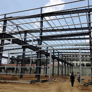 Magazzino industriale facile assemblato struttura in acciaio Hangar costruzione di moda prefabbricata in acciaio strutturale officina buon prezzo - Product Image 2