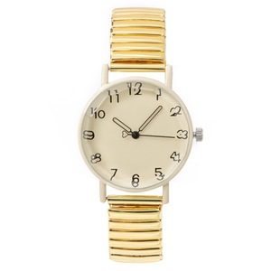 Montre à quartz à cadran rond noir, bracelet en silicone, montre-bracelet analogique, style décontracté et tendance pour femmes et filles - Product Image 6