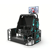 Simulador de Vuelo VR 360° para Dos Personas, Construcción de Acero, para Parques de Aventuras y Entretenimiento en Interiores