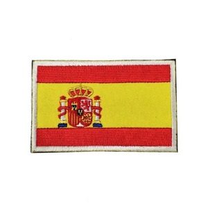 OEM Custom Embroidered Flower & Flag Patches Eco-Friendly Nonwoven Felt Sew-On Hook and Loop Patches for Backpacks Jackets - Product Image 6