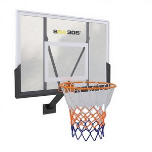 Aro de Baloncesto de Pared para Adultos y Niños, Uso Doméstico, Tablero de Acero/PC, Entrenamiento de Elevación - Product Image 1