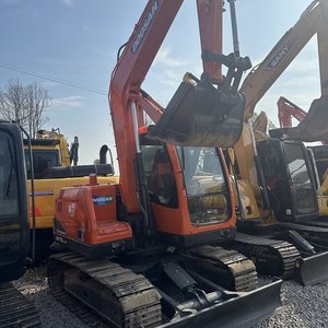 Excavadora usada Doosan dx75 de 8 toneladas, excavadora usada Doosan dx75, Doosan 55 60 75 con EPA/CE - Product Image 1