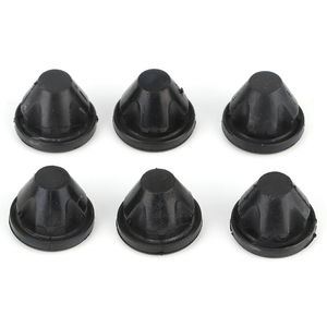 Volkswagen Hood <b>Buffer</b> <b>Pads</b> 03G103184C 6 Piece Set Black Rubber Engine Hood Gaskets - Product Image 1