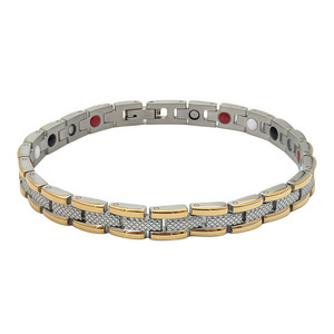 <span class=keywords><strong>Bracelet</strong></span> magnétique en acier titane pour hommes <span class=keywords><strong>et</strong></span> femmes, bijoux tendance minimalistes en acier inoxydable, vente en gros - Product Image 3