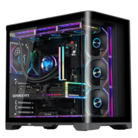 Boîtier de jeu SNOWMAN PLUS Full Tower ATX pour ordinateur Gamer PC avec fenêtre latérale, accessoires disponibles en stock