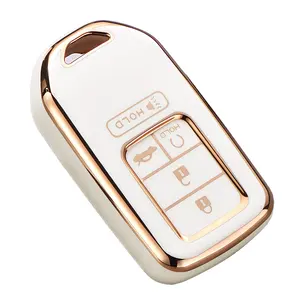 Voor Honda Key Fob Cover Zachte Tpu Full Protection Key Case Ring Voor Honda Accord Civic Crv Piloot Ridgeline Odyssey Paspoortschaal