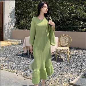 Nuovo Abito Lungo <span class=keywords><strong>Elegante</strong></span> e Sofisticato a Trapezio in Poliestere Rosso Lampone con Scollo a V, Taglie Forti, con Volant, da <span class=keywords><strong>Donna</strong></span>, <span class=keywords><strong>Estivo</strong></span> 2026 - Product Image 6