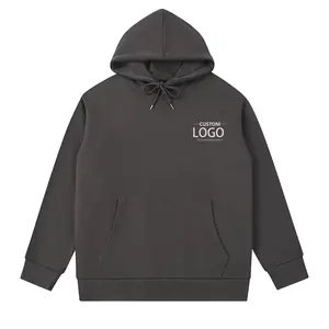 Yüksek kaliteli erkek Hoodies tişörtü Unisex Streetwear kazak toptan özel kapüşonlu üstler nakış logosu boş erkekler Hoodies