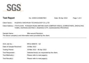 ตัวต้านทานแบบ SMD 0309เทคโนโลยี ~ 10MR 1W 1 <span class=keywords><strong>2.2</strong></span> 10 100 220 330โอห์ม1K 2.2K 10K 100K โอห์ม - Product Image 6