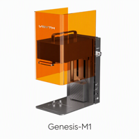Grabador Láser de Doble Longitud de Onda Genesis-M1 Compatible con LightBurn, 5000 mm/s, 105x105 mm, para Fabricación de Letreros/Señalización