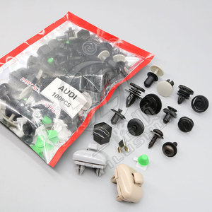 Audi <b>Car</b> Door Panel Trunk Clips <b>Push</b> Retainers Bumper Locators 100Pcs Repair Kit - Product Image 1