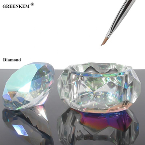 <span class=keywords><strong>2023</strong></span> nuevo Cristal de <span class=keywords><strong>uñas</strong></span> cuadrado transparente taza de lavado polvo de Almacenamiento líquido monómero acrílico a prueba de derrames de vidrio Nail Dappen Dish - Product Image 5