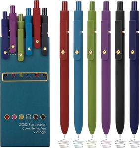 Colorful 0.5mm Fine Point Retractable Gel <b>Pens</b> Multi-Colored for Journaling/Sketching School Supplies Teens/Women <b>Gifts</b> for OEM - Product Image 1
