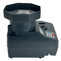 Machine de tri de pièces de monnaie haute vitesse CS-500 avec écran LED, détection de contrefaçon et trémie de 2000 pièces pour salles de jeux et banques