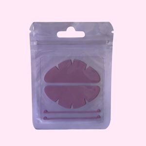 Patchs oculaires en silicone à haute élasticité réutilisables rose bleu jaune noir pour extensions de cils, patchs auto-adhésifs - Product Image 2