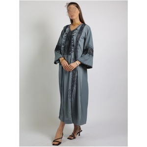 Robe traditionnelle musulmane pour femmes islamiques, kaftan - Product Image 4