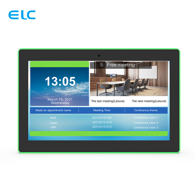 Wall Mounted 15.6 Inch Capacitive Touch Screen Kiosk POE NFC RFID Android Monitor New USB Meeting Room Table