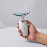 Masseur anti-âge portatif à micro-courant pour le visage et le cou, rechargeable, raffermissant la peau, marque privée