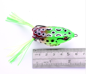 Fournisseur vérifié Bass Topwater Soft Frog Lures Wobblers Minnow Crankbait pour la pêche à la mouche, leurres de pêche à la <span class=keywords><strong>grenouille</strong></span> - Product Image 4