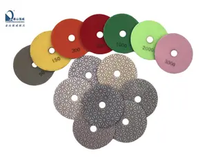 China manufacturer of diamond polishing pads 3/4/5/6/7 step flexible sharp and durable