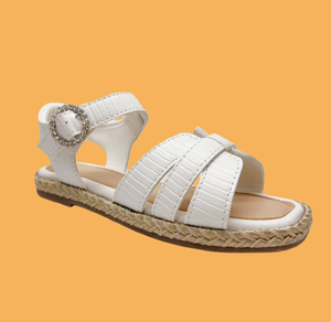 Sandales pour filles à nœud papillon, sandales ouvertes à tressage pour filles <span class=keywords><strong>princesses</strong></span>, vente en gros d'usine, designs personnalisés, pour l'été en plein air - Product Image 2