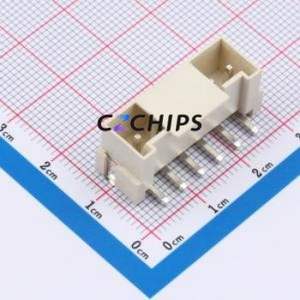 WF-1E396A6P Wire-to-Board Pin Header SMD,P=2.5mm Connector 1x6P 3.96mm Vertical Mount VH - Product Image 1