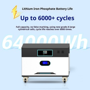 Système de stockage d'énergie <span class=keywords><strong>solaire</strong></span> tout-en-un, batterie LiFePO4 51,2 V, système de secours d'énergie <span class=keywords><strong>solaire</strong></span> domestique, fournisseur en gros - Product Image 3