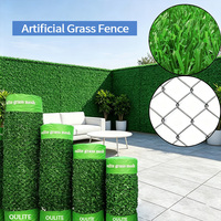 Clôtures en gazon artificiel PVC de haute qualité avec protection anti-UV pour les maisons - Fabriquées dans des usines chinoises, résistantes à la décoloration