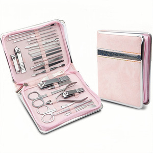 Ensemble d'outils de manucure et de pédicure portable, kit de soin des ongles en métal avec étui à fermeture éclair pour salon, voyage, usage domestique - Product Image 6