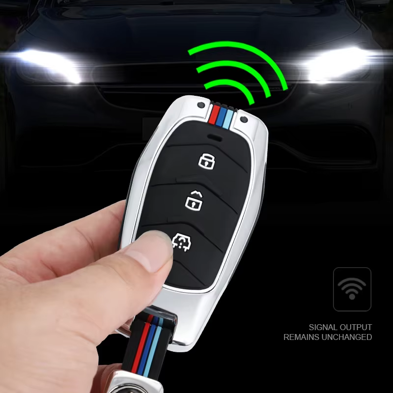 Zinc Alloy Silicon Car Key Fob Cover Case for Dongfeng Vehicles | DF-ZON Model | Lossless Signal
