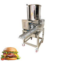 Machine commerciale entièrement automatique pour la fabrication de tourtes aux poissons, aux crevettes et aux pommes de terre, machine à faire des tourtes aux hamburgers