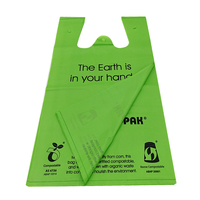 Sacs gilet biodégradables écologiques personnalisés, sacs de courses compostables en forme de T pour supermarchés, épiceries et vente au détail, durables, vente en gros