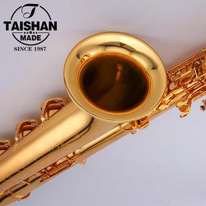 Saxofón Barítono Eb Profesional de Alta Calidad Taishan TSBS-680, Acabado en Laca Dorada, <span class=keywords><strong>Boquilla</strong></span> Grabada a Mano, Fácil Instalación, China - Product Image 2