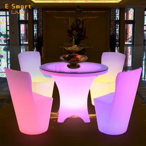 Vườn Tổ Chức Sự Kiện Tiệc Cưới Hộp Đêm Glow In The Dark Đồ Nội Thất <span class=keywords><strong>LED</strong></span> Ice Xô <span class=keywords><strong>Bar</strong></span> Bàn Ghế Đồ Nội Thất Phân Sofa <span class=keywords><strong>Set</strong></span> - Product Image 1