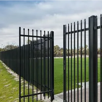 Panneau de clôture en acier galvanisé à prix abordable, robuste, anti-corrosion, écologique, anti-rongeurs, Australie, modélisation 3D