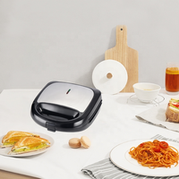 Wndseven Grille-pain électrique pour petit-déjeuner 3/1/5/6 1 Sandwich Panini Grill Maker Gaufre Donut Plaque en option pour un usage domestique