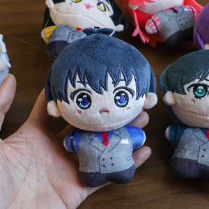 LLavero colgante de juguete de peluche de 10CM para bolsa Anime japonés <span class=keywords><strong>Manga</strong></span> <span class=keywords><strong>Blue</strong></span> <span class=keywords><strong>Lock</strong></span> Doll figura Kawaii Isagi Yoichi Anime lindo muñeco de peluche - Product Image 6