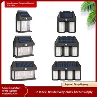 Lampe Murale Solaire LED Sans Fil Extérieure IP65 Étanche avec Détecteur de Mouvement pour Jardin et Décoration de Clôture 2026