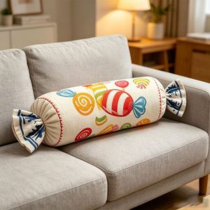 Custom Candy Shaped <b>Personalized</b> Photo Logo Print Irregular Throw Decorative Pillow for Gift - Product Image 1