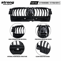 Conduit d'air professionnel pour radiateur BMW G22 G26 Série 4, compatible OE 51745A1E914, avec support de commande d'obturateur actif robuste