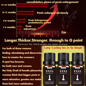 Aceite Esencial Puro de 10 ml para Masaje Corporal para Agrandamiento Masculino y Engrosamiento, Cuidado de la Salud Duradero con Estimulación para Adultos - Seis Productos - Product Image 4
