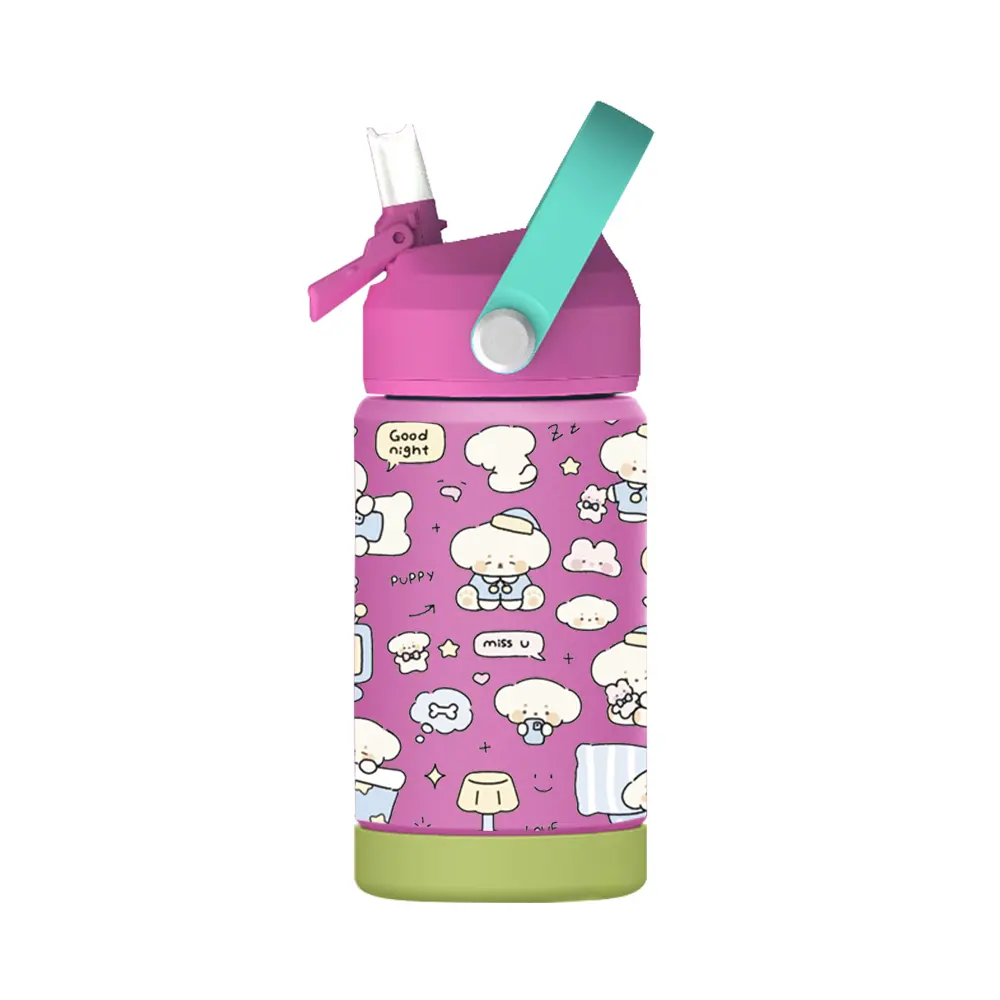 Kinder-Wasserflasche 30g Doppelwand-Edelstahl-Wärmedämmung neues Design individuelles Logo Wasserflasche