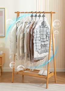 Pull Hanging <strong>Suction</strong> Vacuum Compression <strong>Bag</strong> Transparent Hanging Down Jacket Clothing <strong>Storage</strong> <strong>Bag</strong> - Product Image 3
