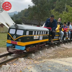 Trenes de feria para parques de atracciones en venta: Tren eléctrico iluminado, tren <span class=keywords><strong>Choo</strong></span> <span class=keywords><strong>Choo</strong></span>, tren turístico sobre rieles - Product Image 4