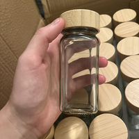 Emballage d'épices, pot à épices en verre, ensemble de pots à épices, pots à épices en verre avec couvercles